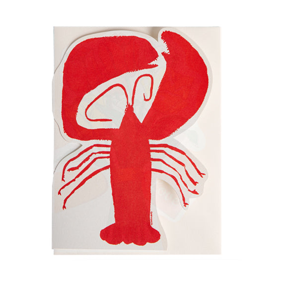 Postkort Lobster Utklippet - By The Archivist Gallery
