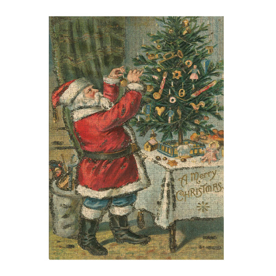 Puslespill Julenissen Pynter Tre 1000 Biter - By New Mags