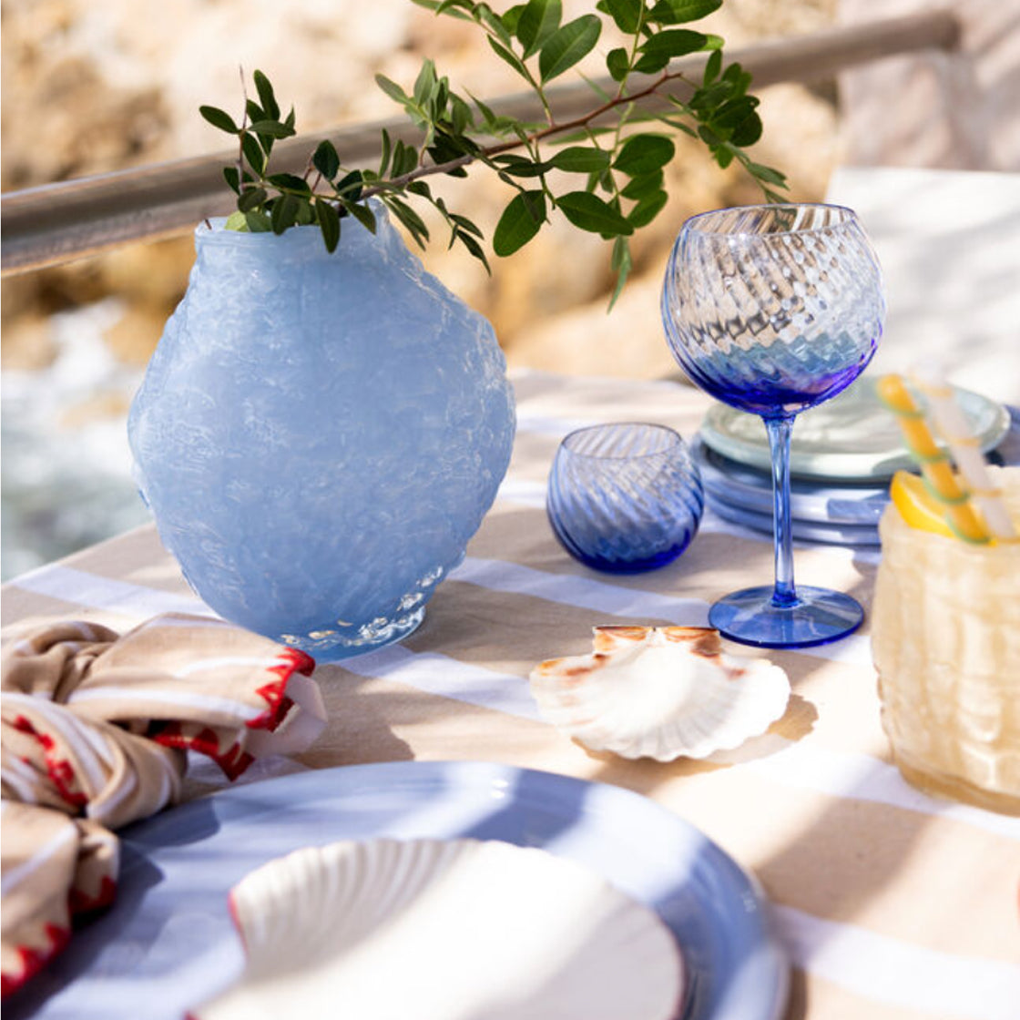 Vase Corallo Lys Blå S - By ByOn