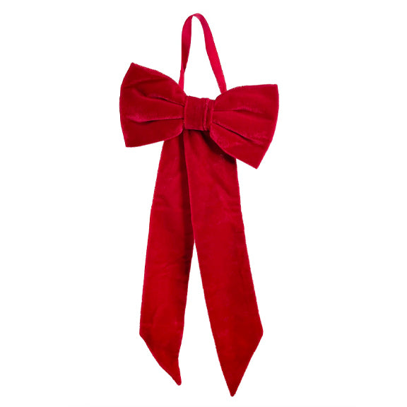 Sløyfe Fløyel Rød - By ShiShi