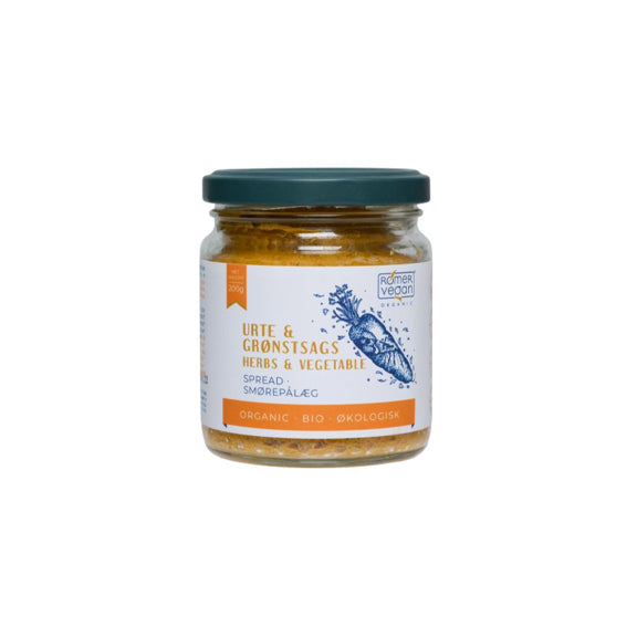 Vegan Urter og Grønnsaks Pålegg 200 g - By Rømer Vegan