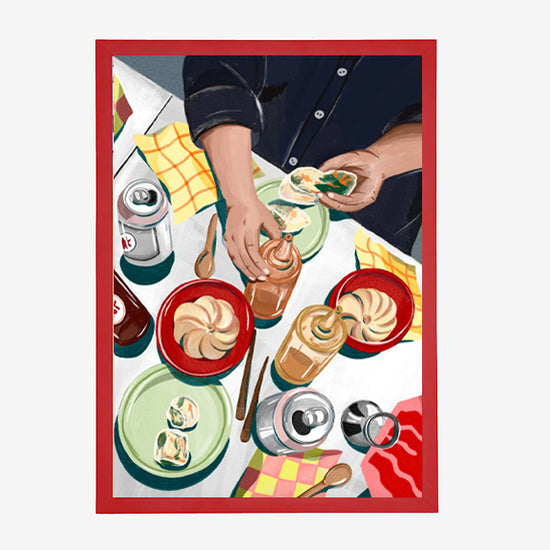 Diner 30x40 Print - By Sia Siamos
