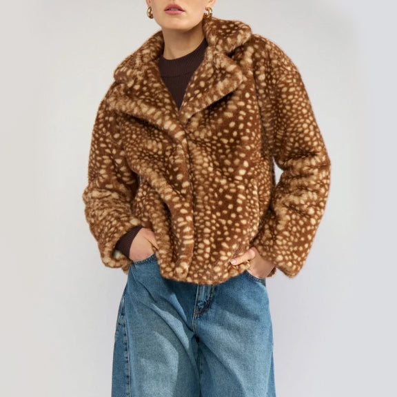 Jakke Nudera Fake Fur - By Nümph