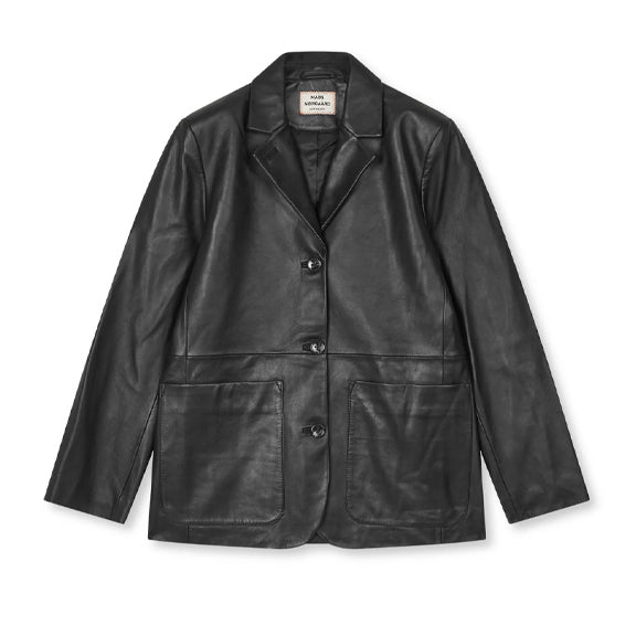 Jakke Shiny Leather Lesley - By Mads Nørgaard