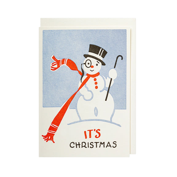 Postkort Snømann - By The Archivist Gallery