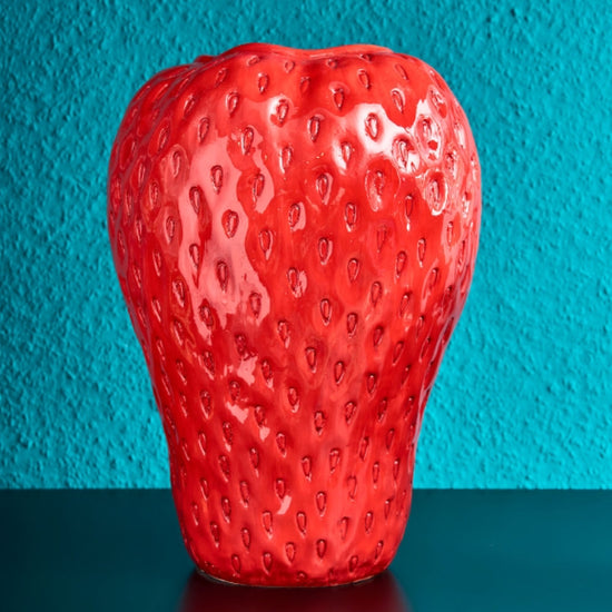 Jordbær Vase Grøn - By Werner Voss