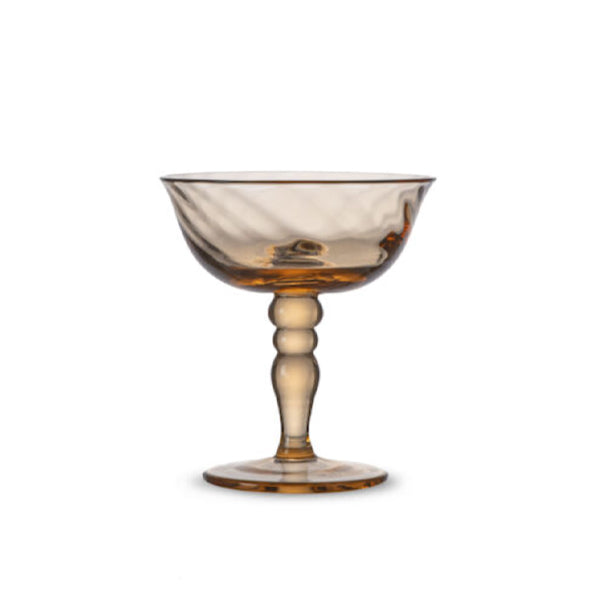 Italien Coup Glass Peach - By ByOn