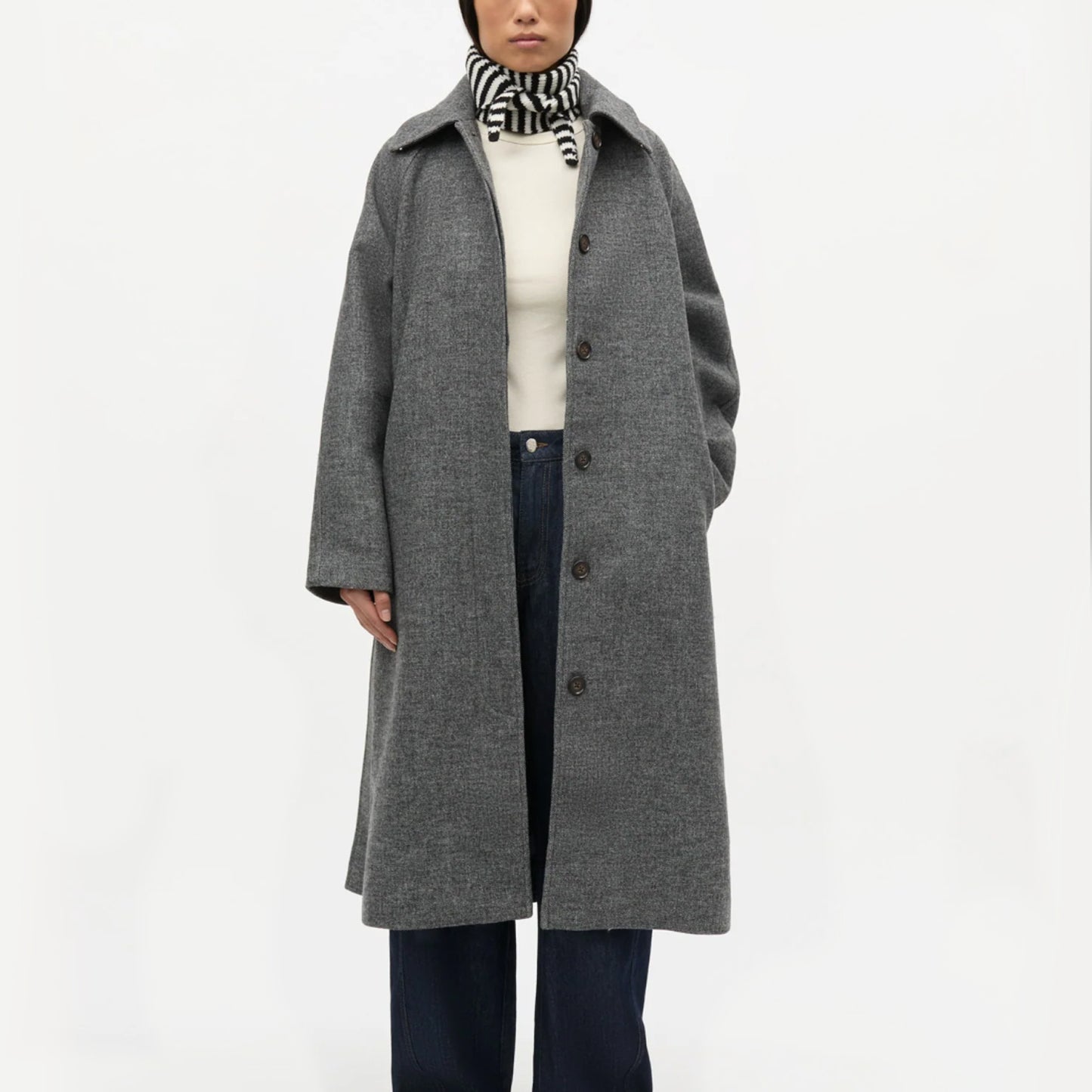 Jakke Bond Ingeborg Dark Grey Melange - By Mads Nørgaard