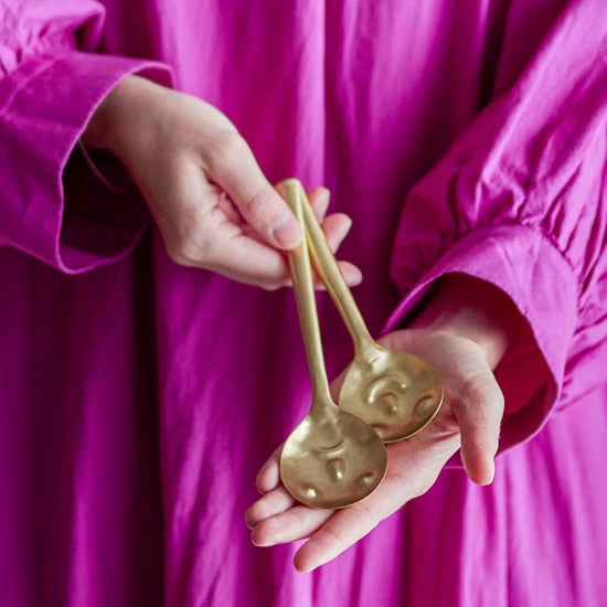 Inza Skei Brass Messing Sett 2 stk. - By Bloomingville