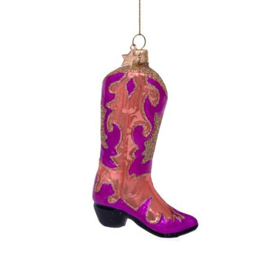 Julekule Cowboy Boot Pink/Orange - By Vondels