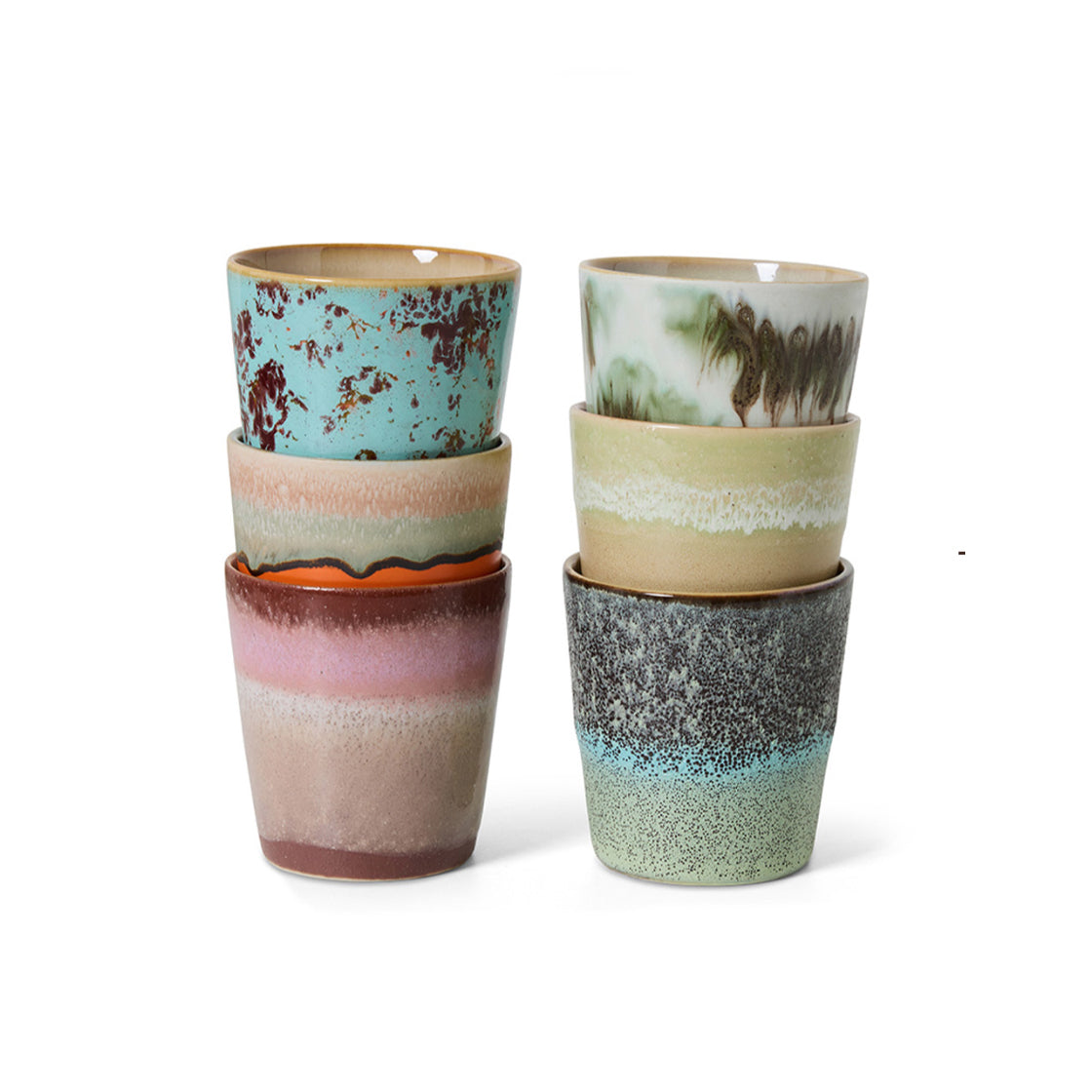 70´s Keramikk Kopp Burst - By HK Living