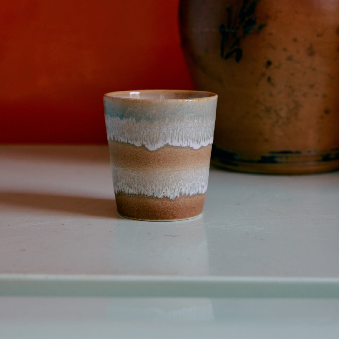 70´s Keramikk Kopp Skyline - By HK Living