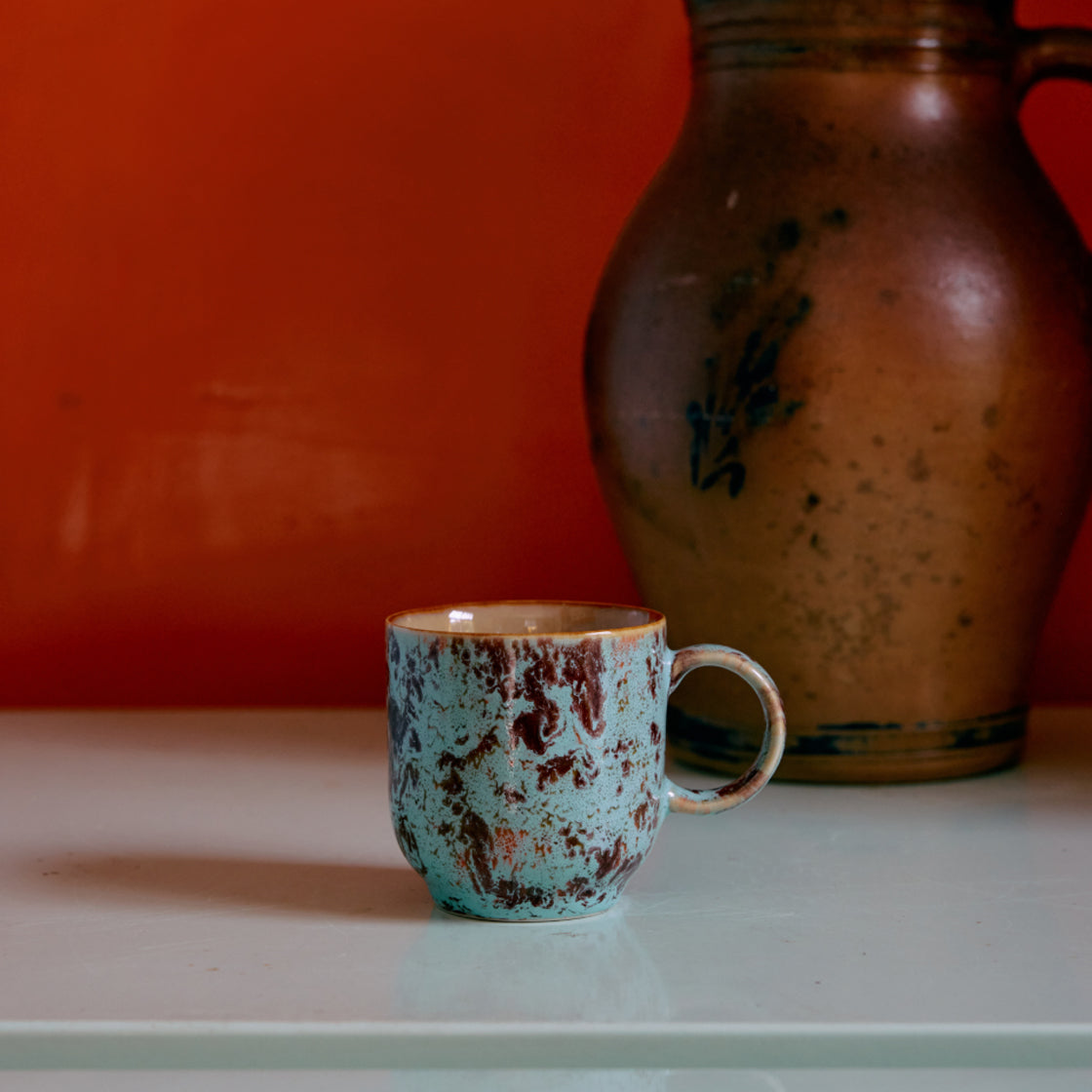 70´s Keramikk Kopp Patina - By HK Living