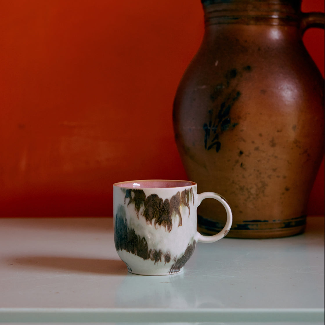 70´s Keramikk Kopp Tide - By HK Living