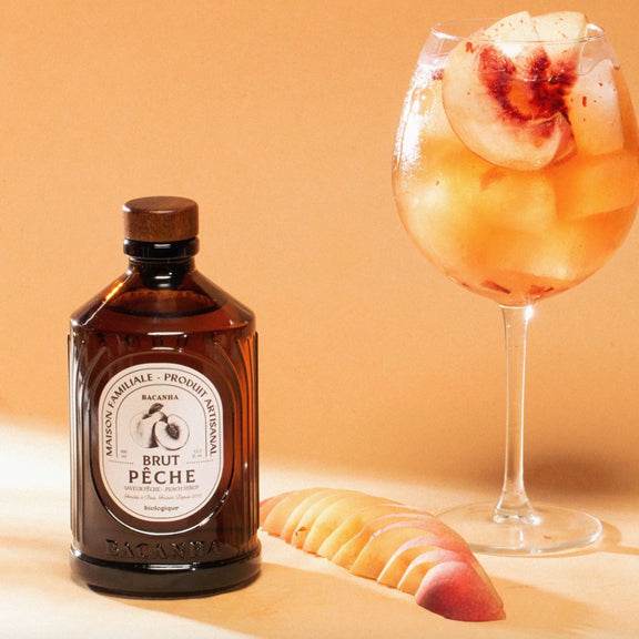 Hvit Fersken Organic Syrup - By Bacanha