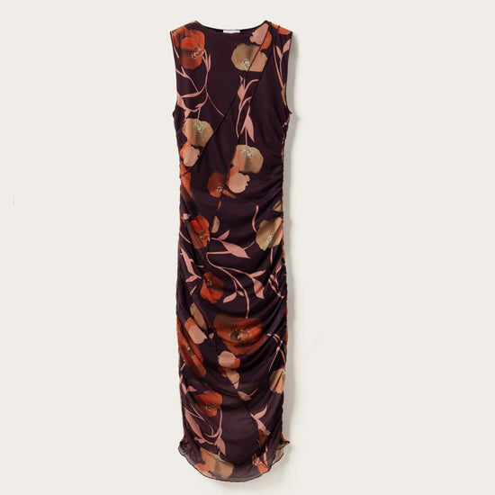 Sutton Kjole Caris Red Print - By Noella