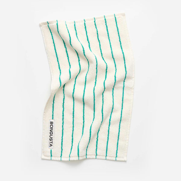 Naram Gjestehåndkle Små Pure White/Grass - By Bongusta