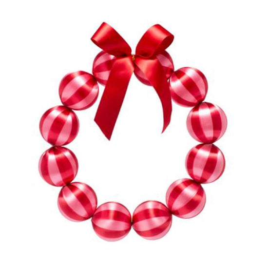 Julekrans Rød og Rosa - By Vondels