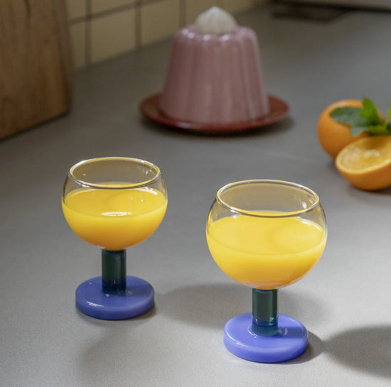 Glass Cantine Blå - By &Klevering