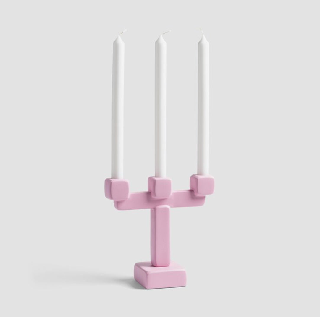 Lysestake Chunk Large Rosa - By &Klevering