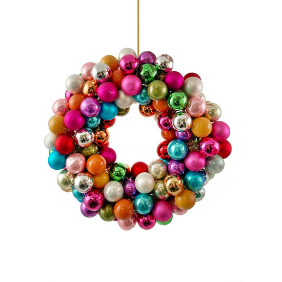 Krans med Glasskuler - By ShiShi