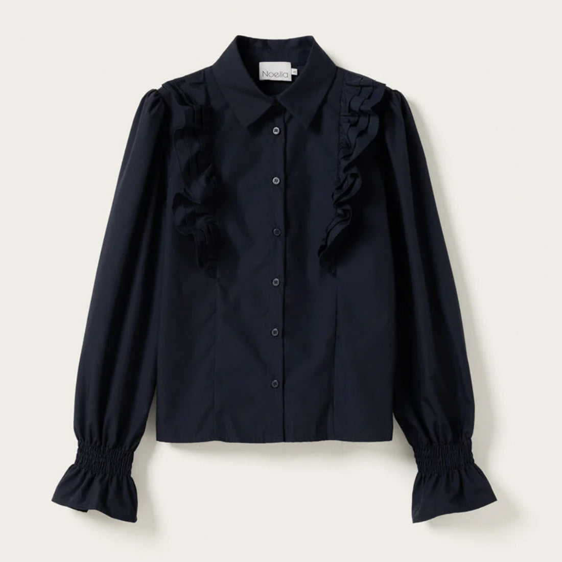 Lucina Bluse Mørk Blå - By Noella