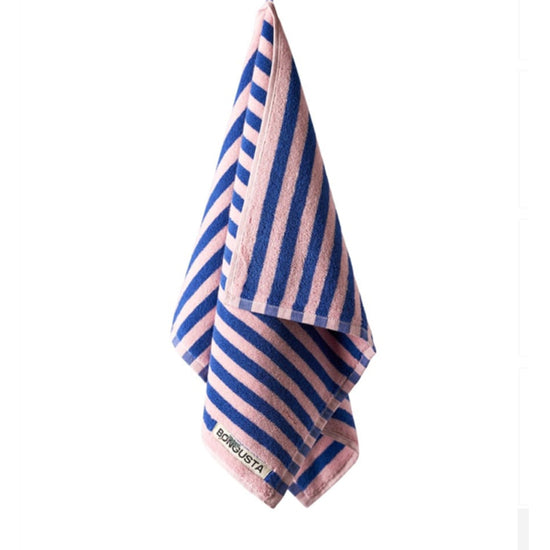 Naram Guest Towels Dazzling Blue And Rose - Gjestehåndkle -  By Bongusta