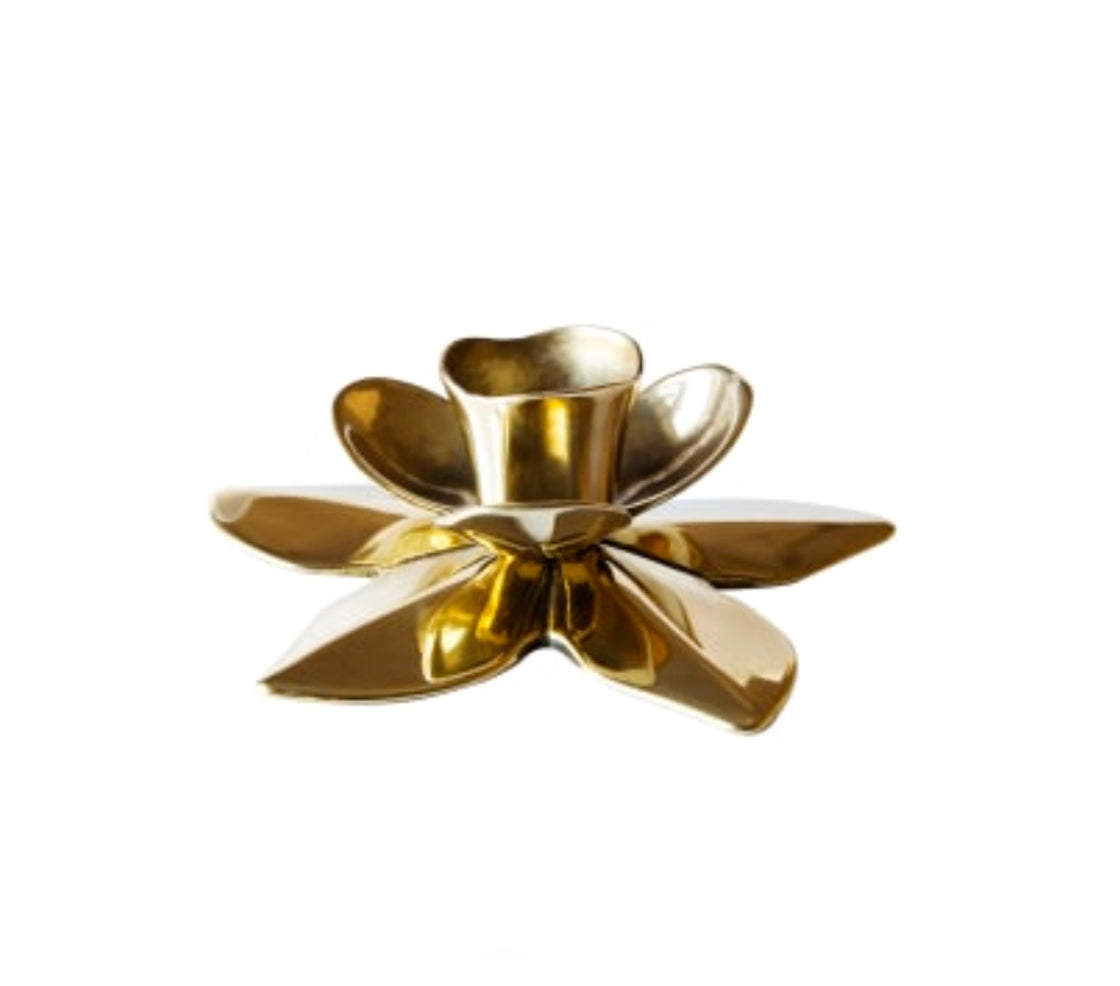 Art Deco Blomster Lysestake - By Kunstindustrien