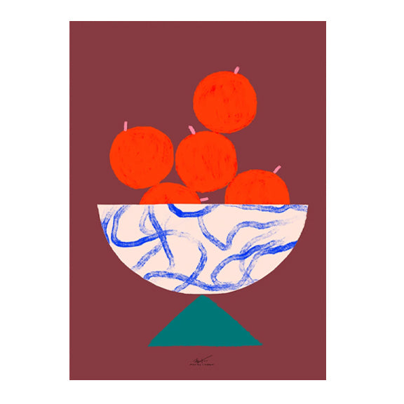 Print Bol D´Oranges 50x70 - By Poster Club