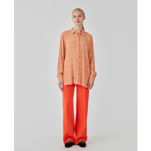 Fammi Print Shirt Cherry Bloom - By Modstrøm