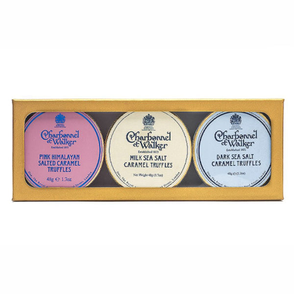 Sea Salt Caramel Mini Trio of Truffles - By Charbonnel Et Walker