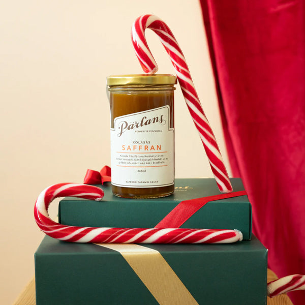 Glass med Safran/Karamell Saus - By Pärlans Stockholm