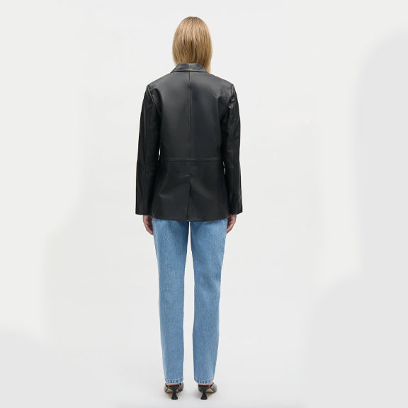 Jakke Shiny Leather Lesley - By Mads Nørgaard