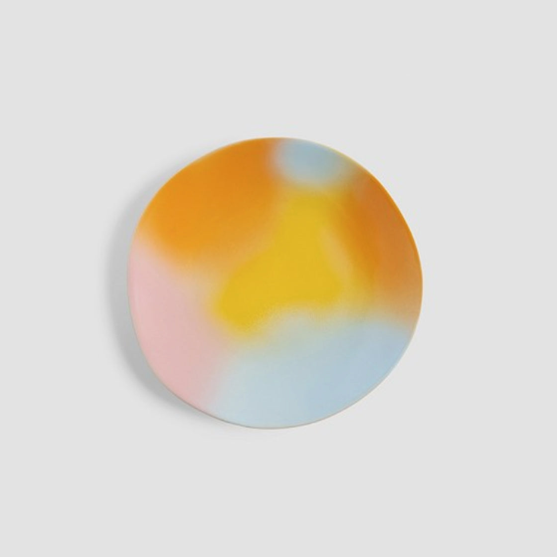 Plate Hue orange/pink/light blue - By &Klevering