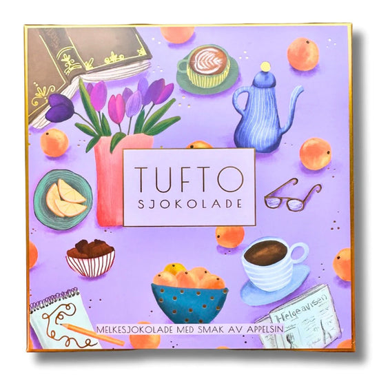 Melkesjokolade med smak av appelsin - By Tufto