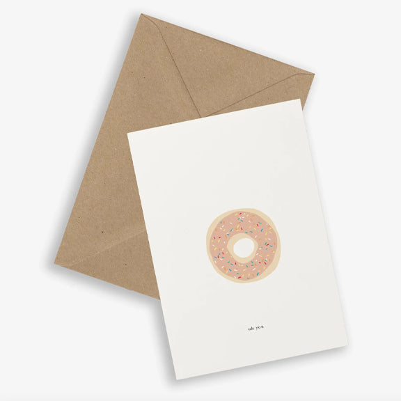 Postkort Donut/Oh You - By Kartotek Copenhagen