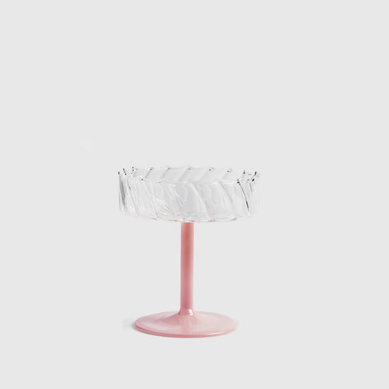 Coup Twirl Pink Glass - By &Klevering