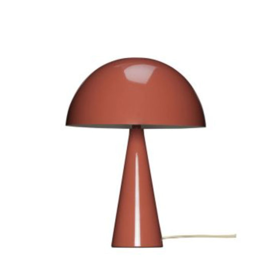Mush Bordlampe Mini Rødbrun - By Hübsch