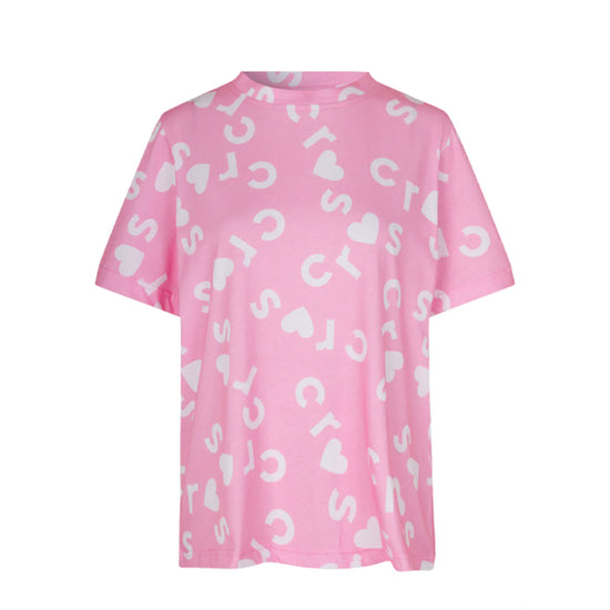 Anita T-shirt Pink Moon  - By Cras Copenhagen