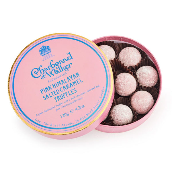 Pink Himalayan Salted Caramel Chocolate Truffles - By Charbonnel Et Walker