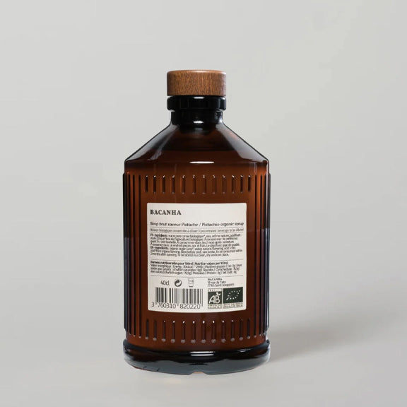 Pistasje Organic Syrup - By Bacanha