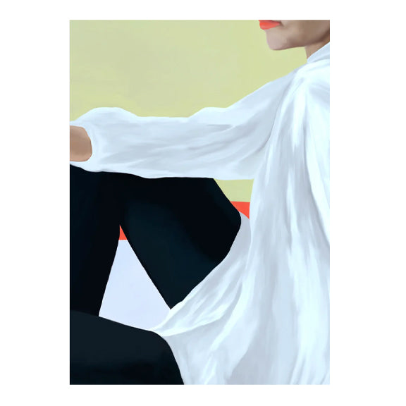 White Shirt Print A4 - By Paper Collective