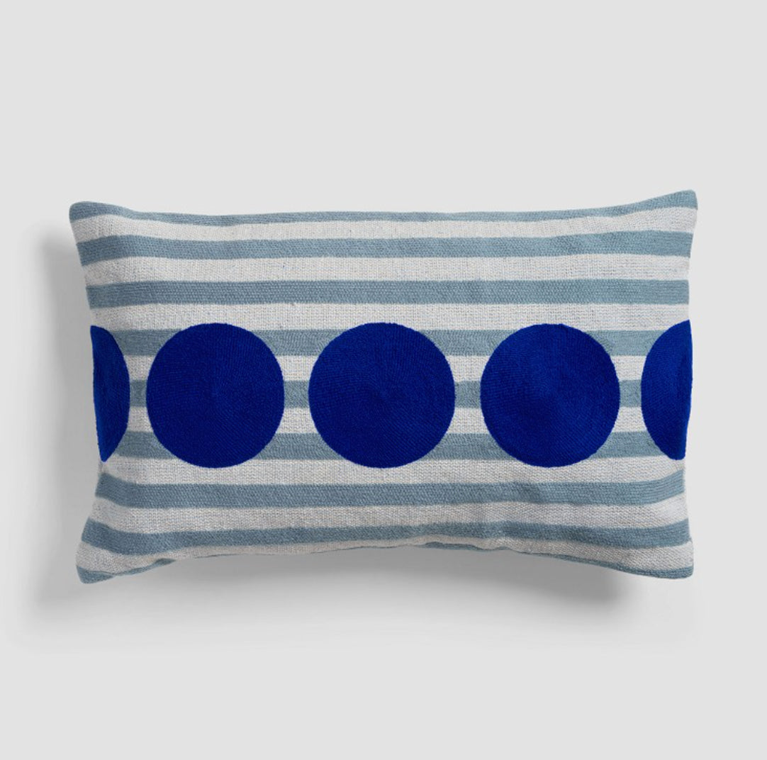 Pute Dots Blå 50x30 - By &Klevering