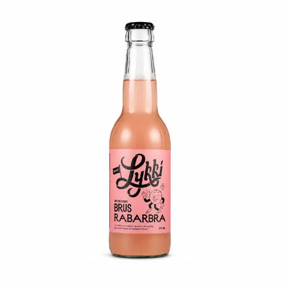 Lykki Økologisk Rabarbrabrus 330ml - By Lykki Sweets