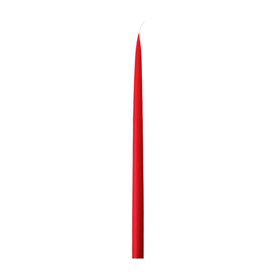 Candles Sharp Red 35x2,2 cm - By Kunstindustrien