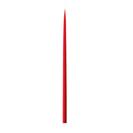 SLIM Candles Red 28x1,3 cm - By Kunstindustrien