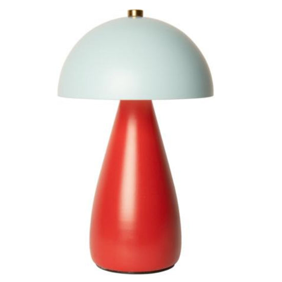 Lampe Oppladbar Rød/Mint - By Cést Bon