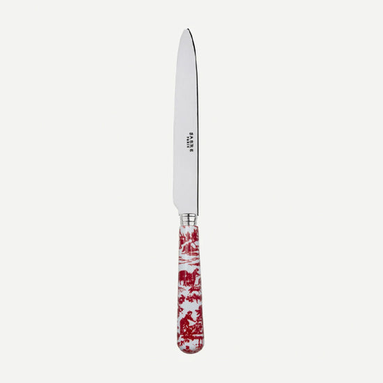 Kniv Toile Rød/Hvit - By Sabre Paris