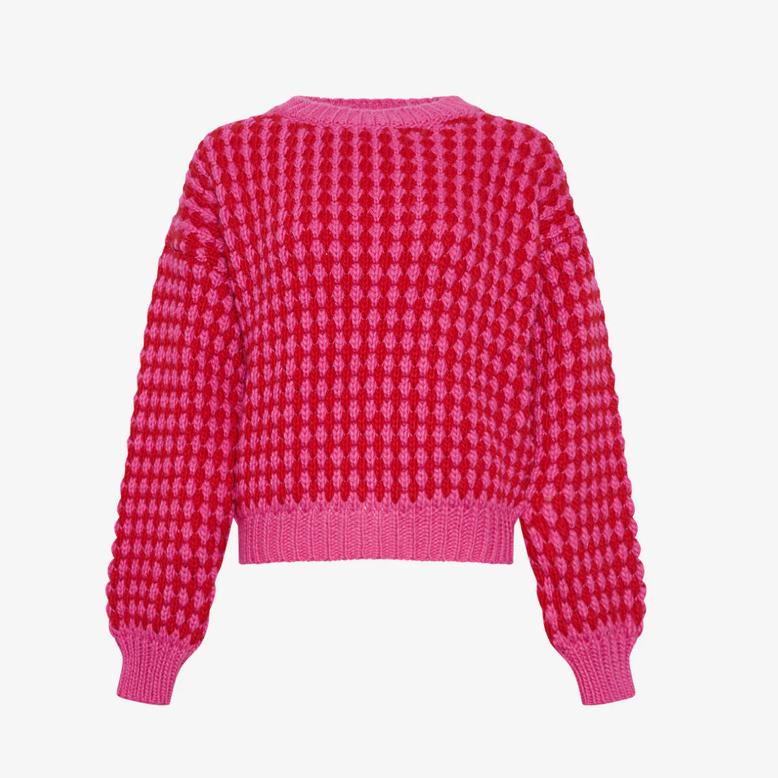 GIO KNIT JUMPER Pink Red Mix - By Noella