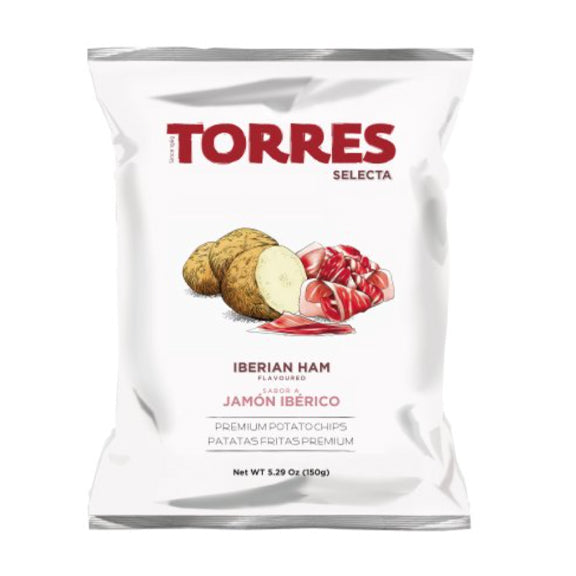 Torres Chips Iberico Skinke 150g (stor pose) - By Patatas Torres